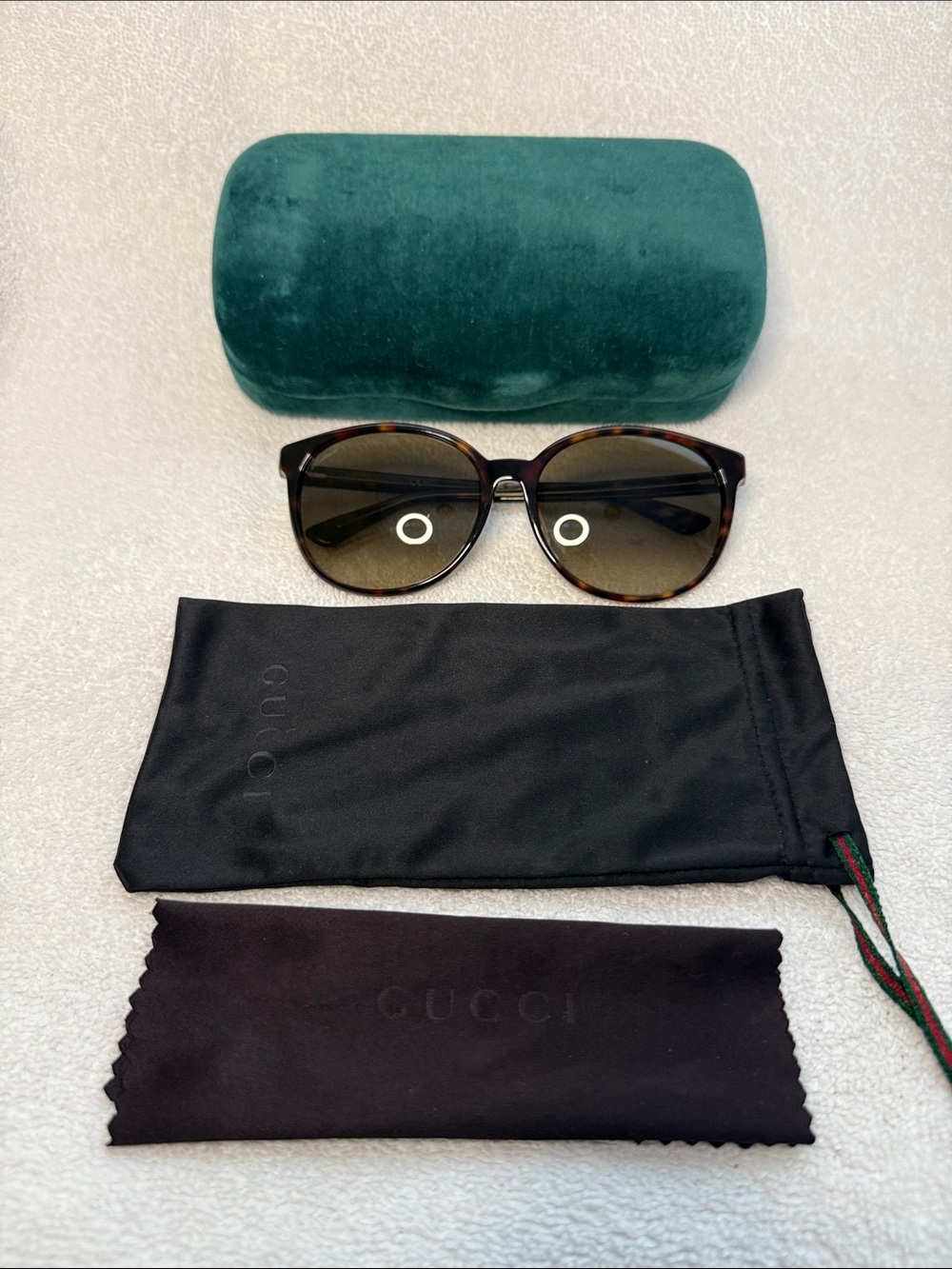 GUCCI GG3733 F/S Sunglasses With Hard Case, Cleaning Cloth and Soft Case